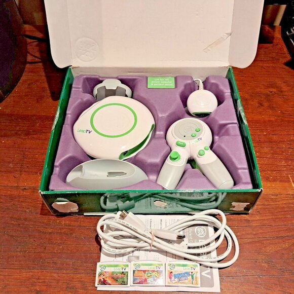 LeapTV-Educational Active Video Game For Kids 3-8 Years Old-Complete-3 Games - Picture 10 of 12